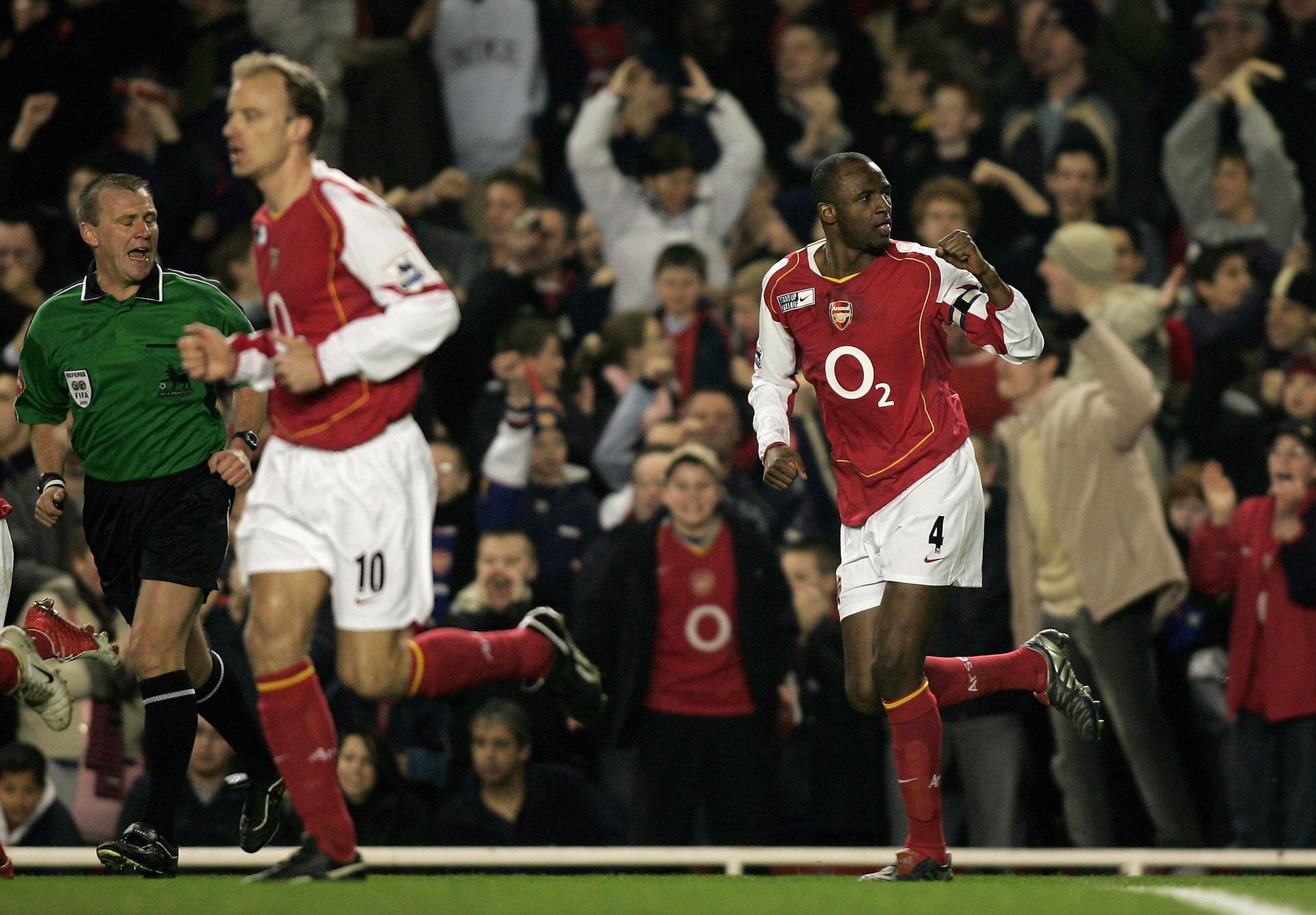 2004/05 Arsenal #4 VIEIRA Home Jersey (M)