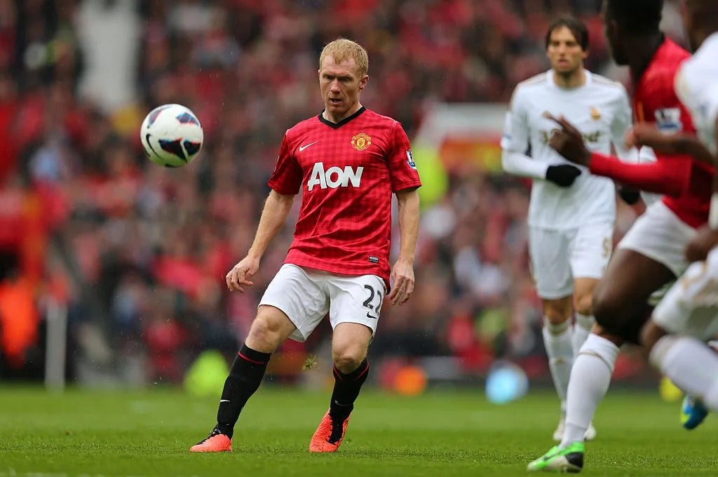 2012/13 Man Utd #22 SCHOLES Home Jersey (L)