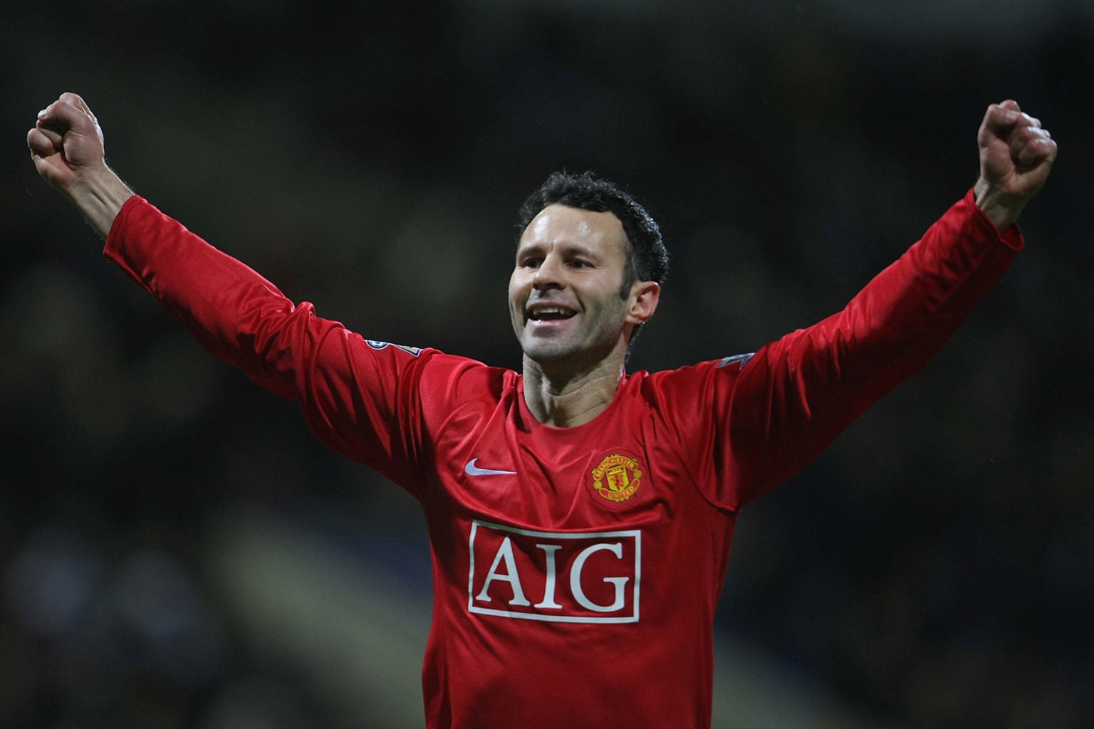 2008/09 Man Utd #11 GIGGS Home Jersey (XL) L/S