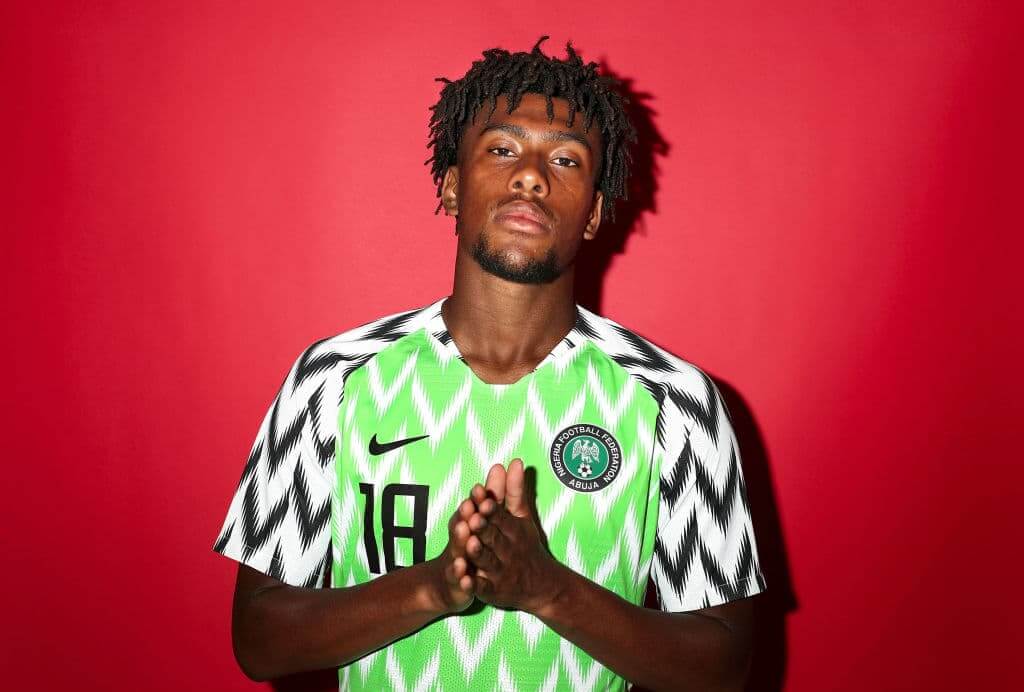 2018/19 Nigeria Home #18 IWOBI Jersey (S)