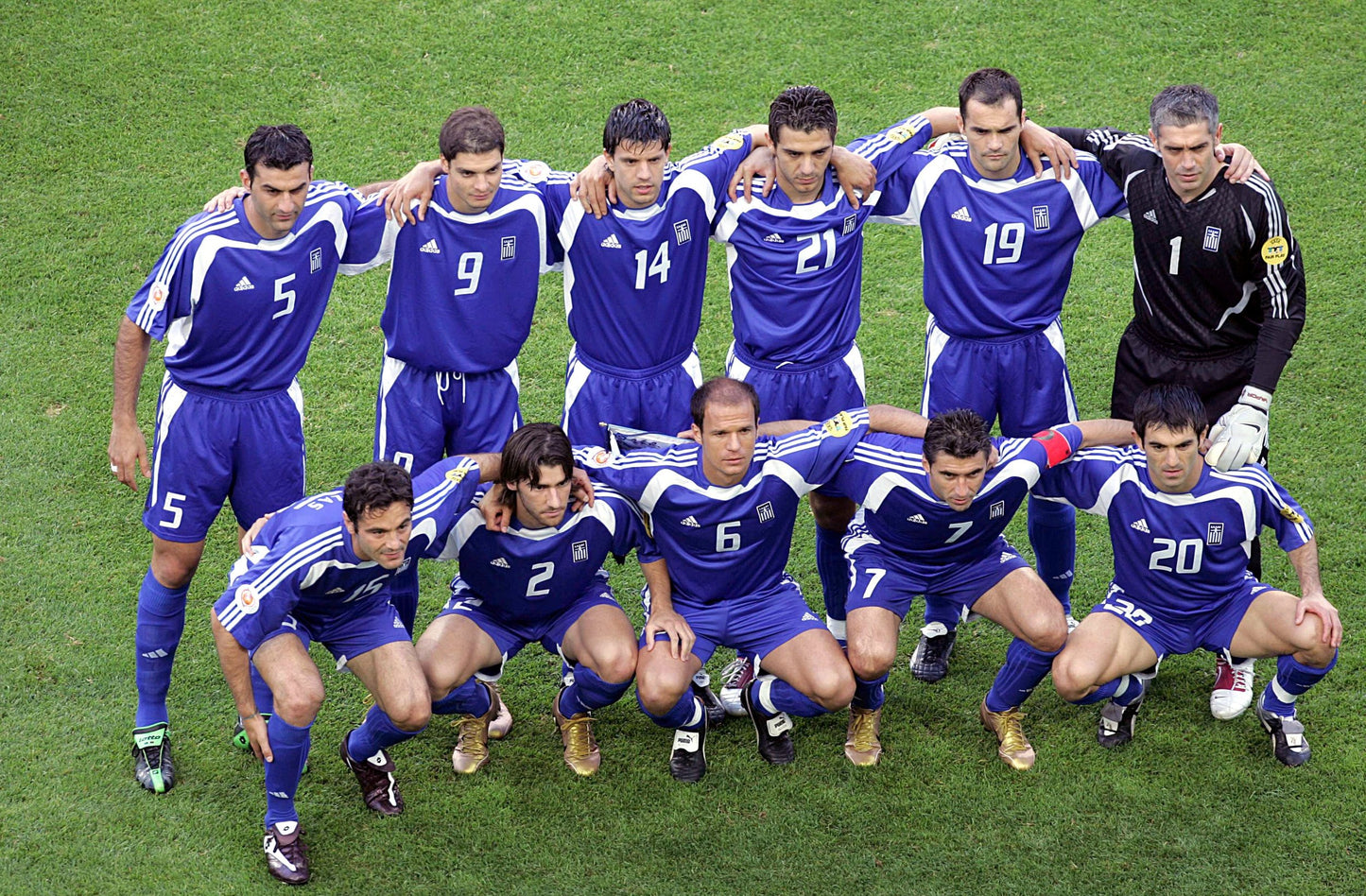 2004/06 Greece #9 CHARISTEAS Home Jersey (M)