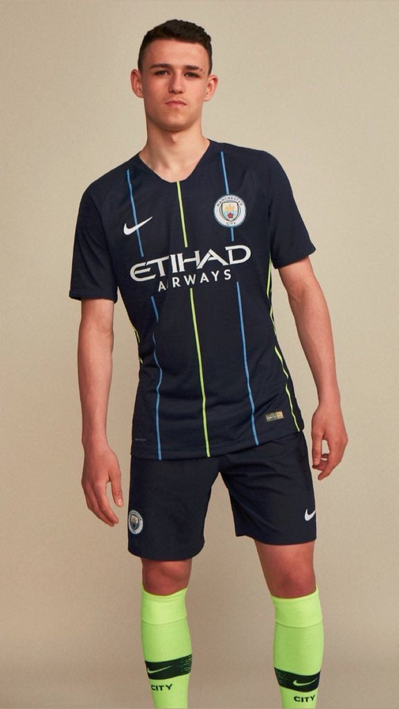 2018/19 Man City Away Jersey (L)