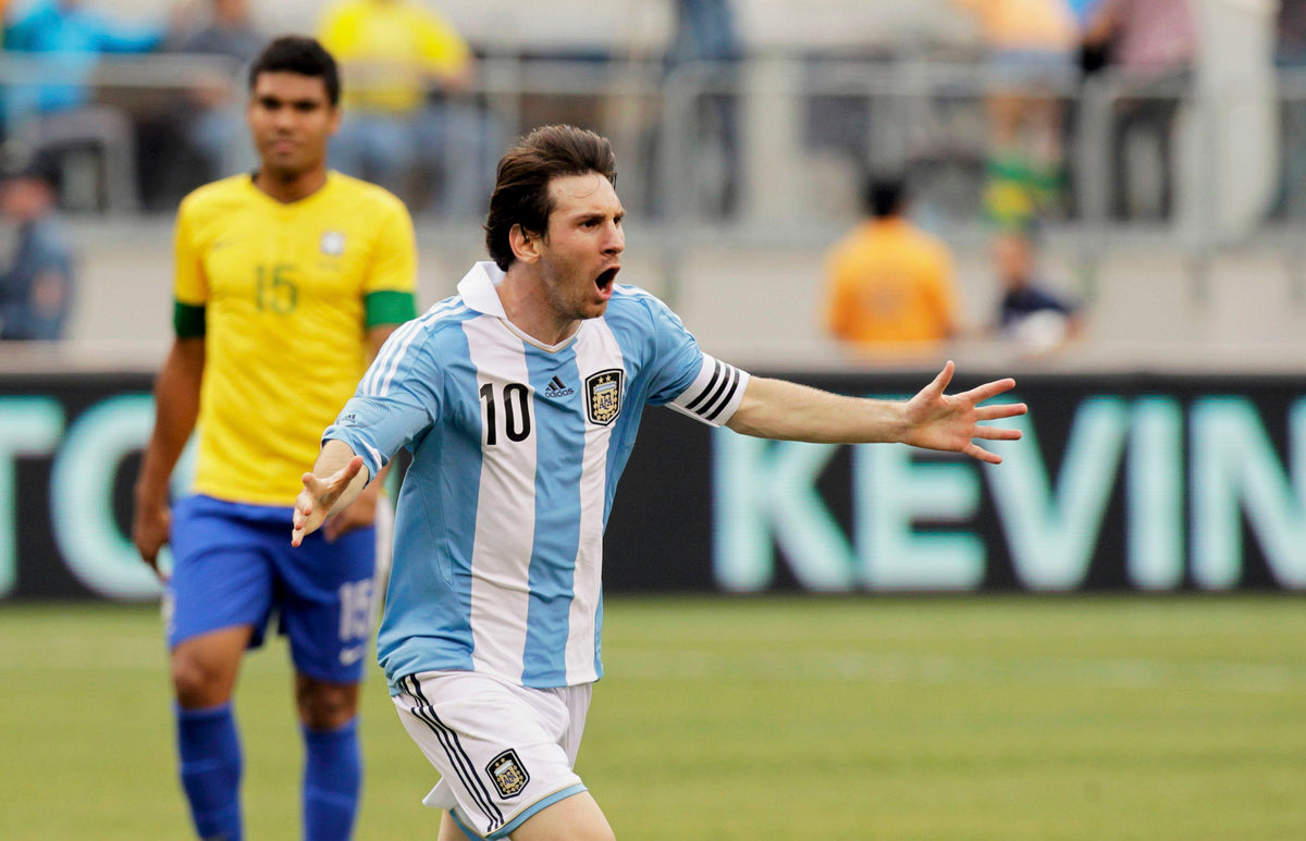 2011/13 Argentina #10 MESSI Home Jersey (XL)