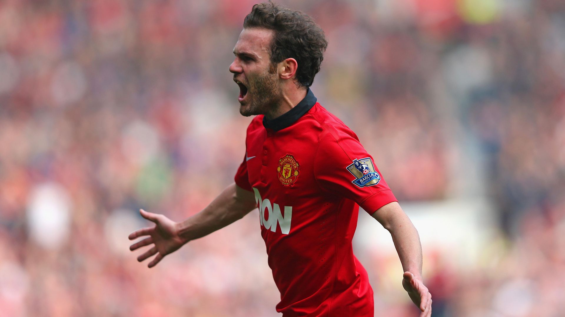 2013/14 Man Utd #8 MATA Home Jersey (M)