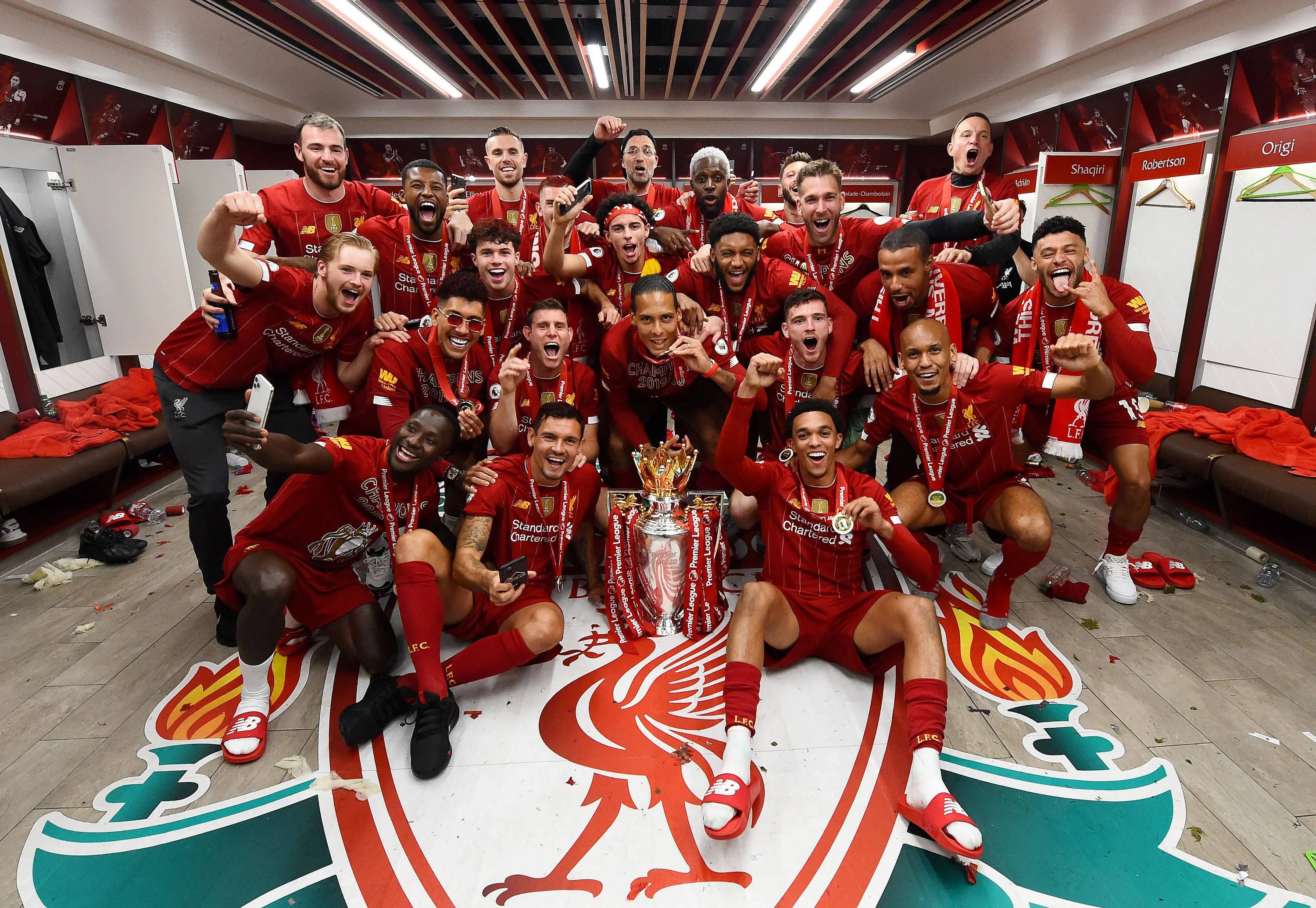 2019/20 Liverpool #9 FIRMINO Home Jersey (XL)