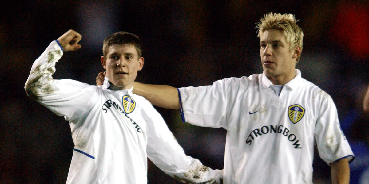 2002/03 Leeds United #38 MILNER Home Jersey (L) L/S
