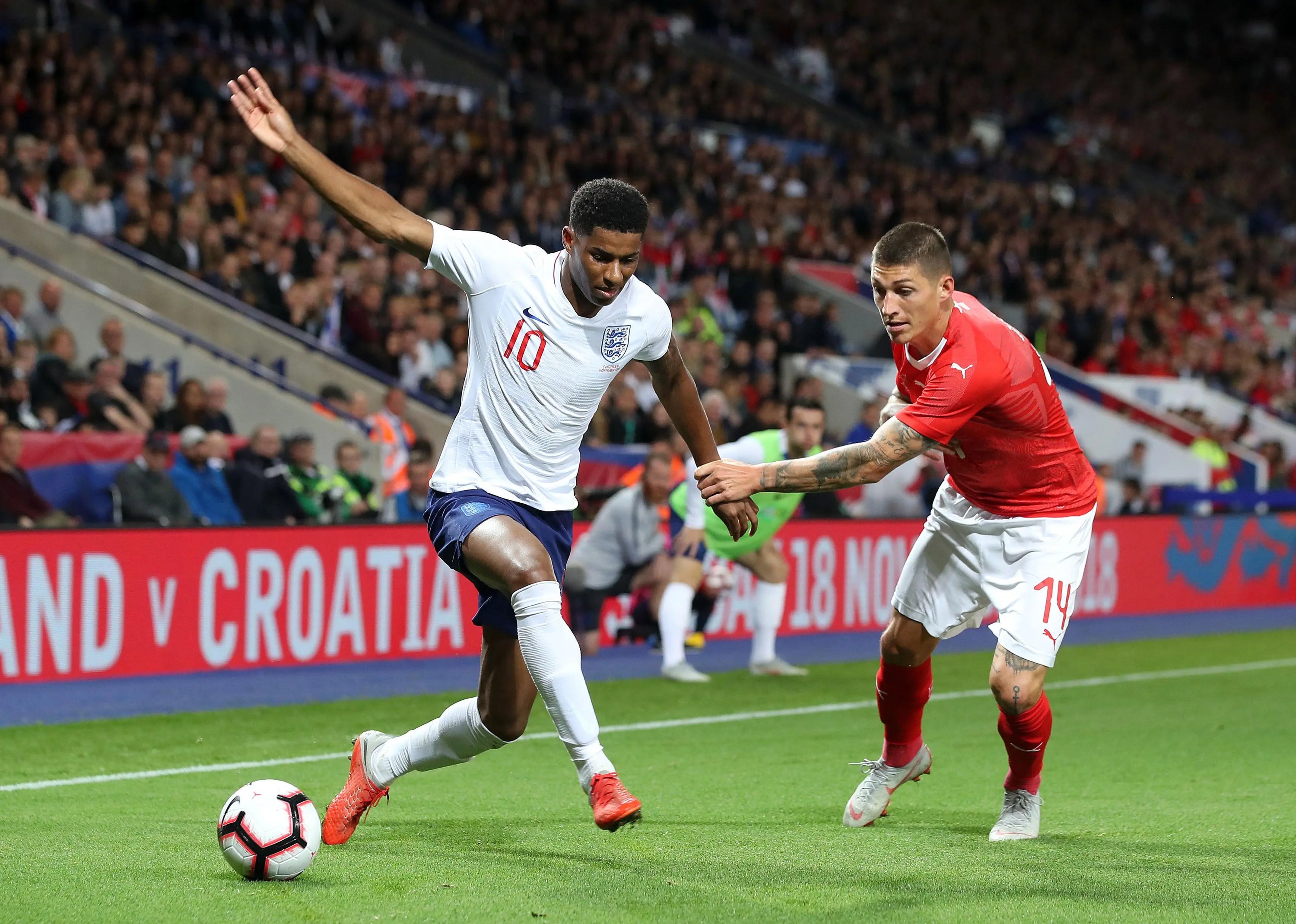 2018/19 England #10 RASHFORD Home Jersey (S)