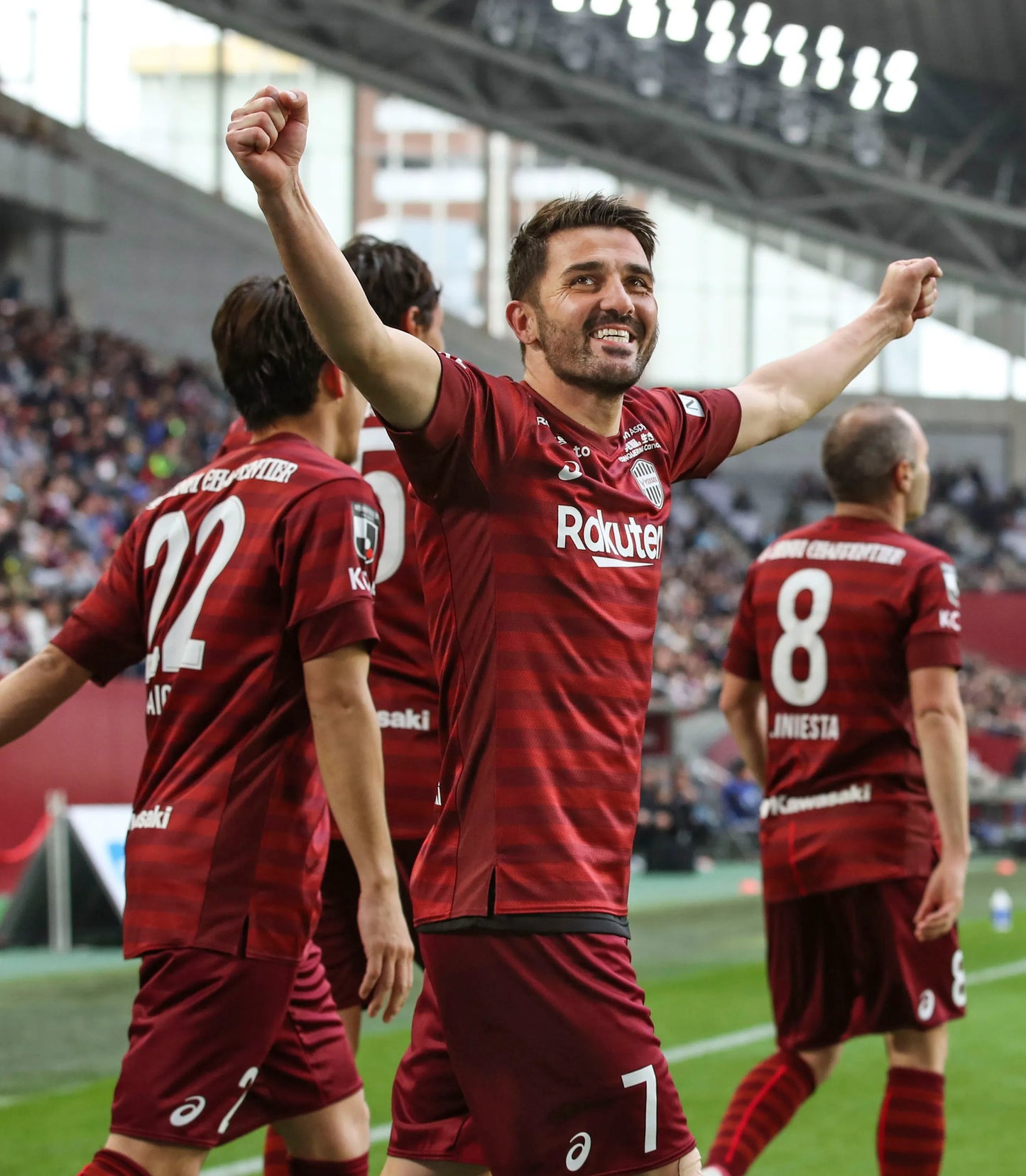 2019 Vissel Kobe #7 DAVID VILLA Home Jersey (M)