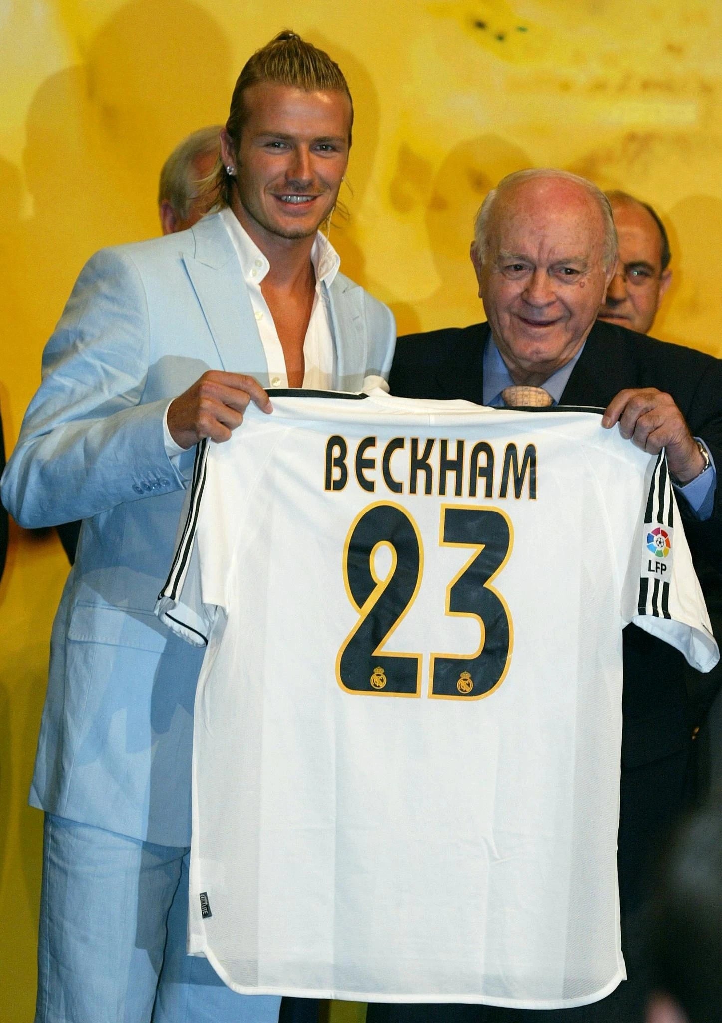 2003/04 Real Madrid #23 BECKHAM Home Jersey (M)