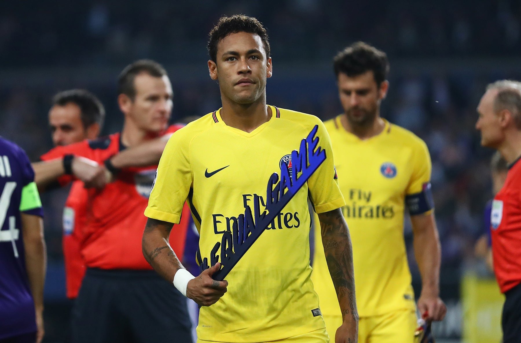 2017/18 PSG #10 NEYMAR JR Away Jersey (S)