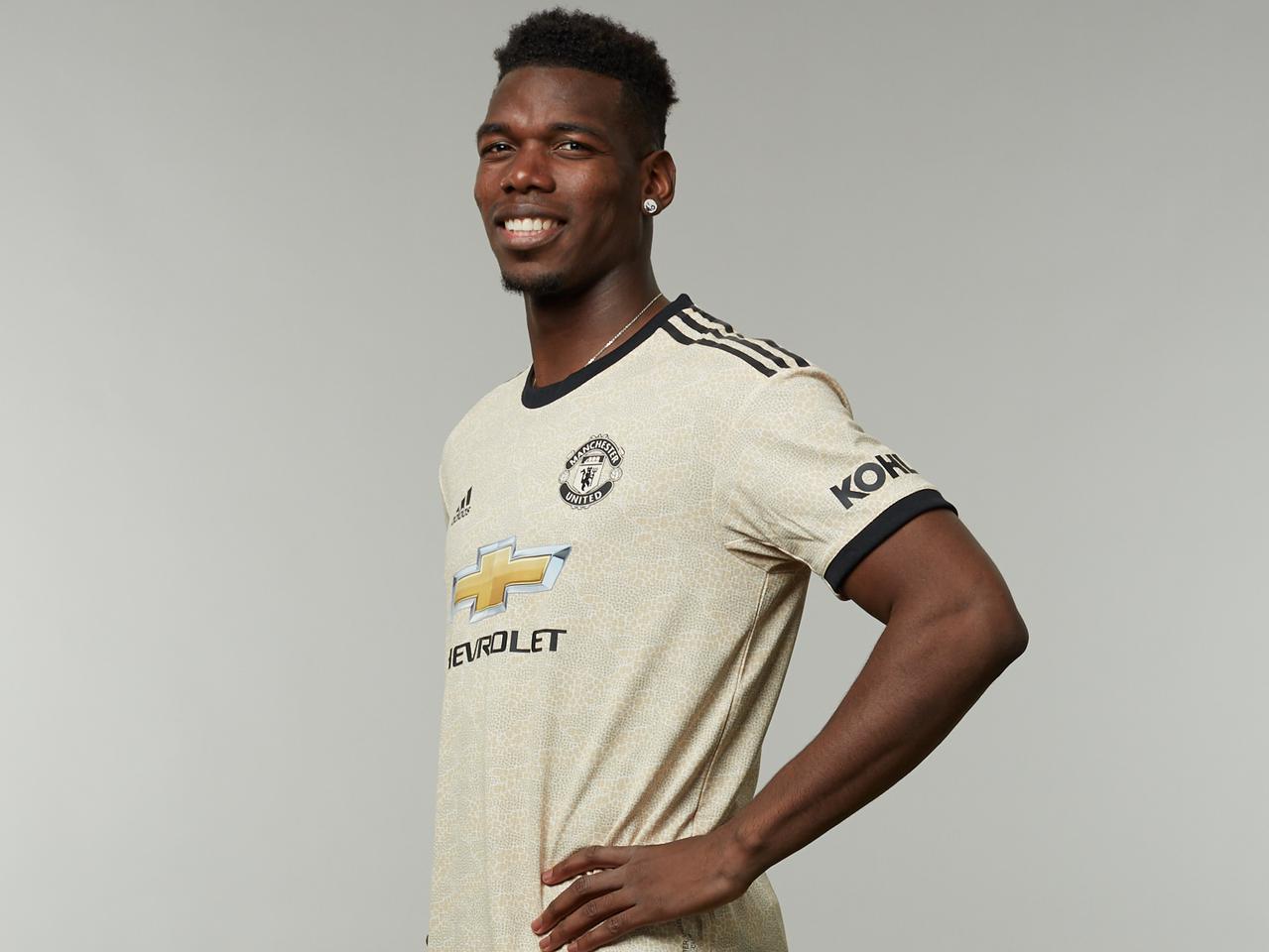 2019/20 Man Utd #6 POGBA Away Jersey (S)