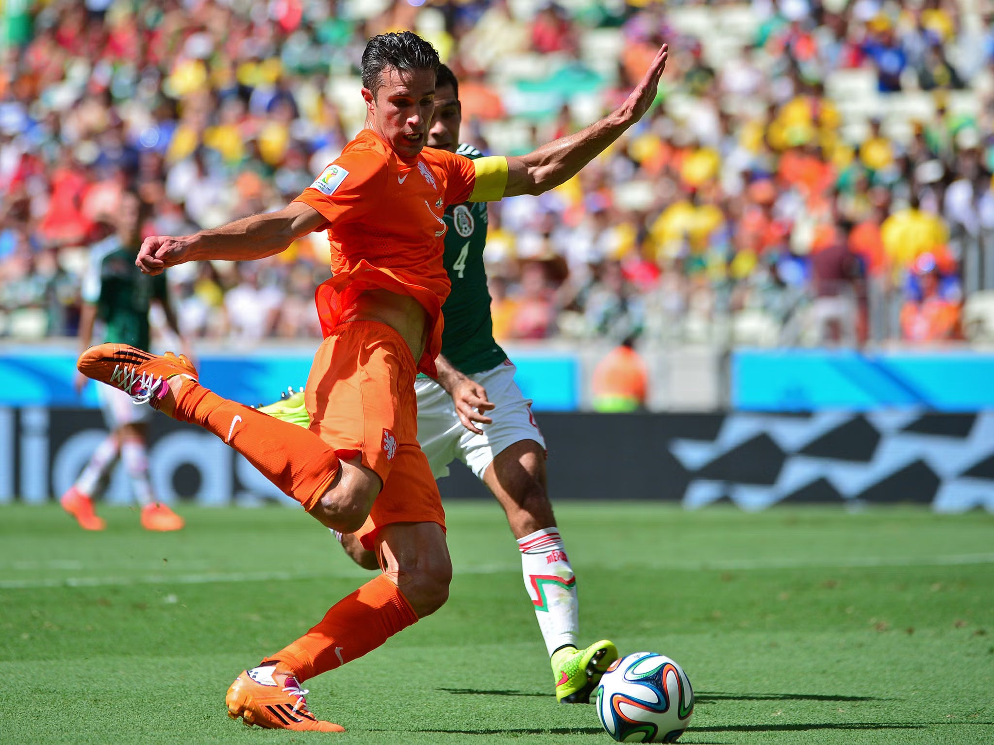 2014/15 Netherlands #9 V.PERSIE Home Jersey (L)