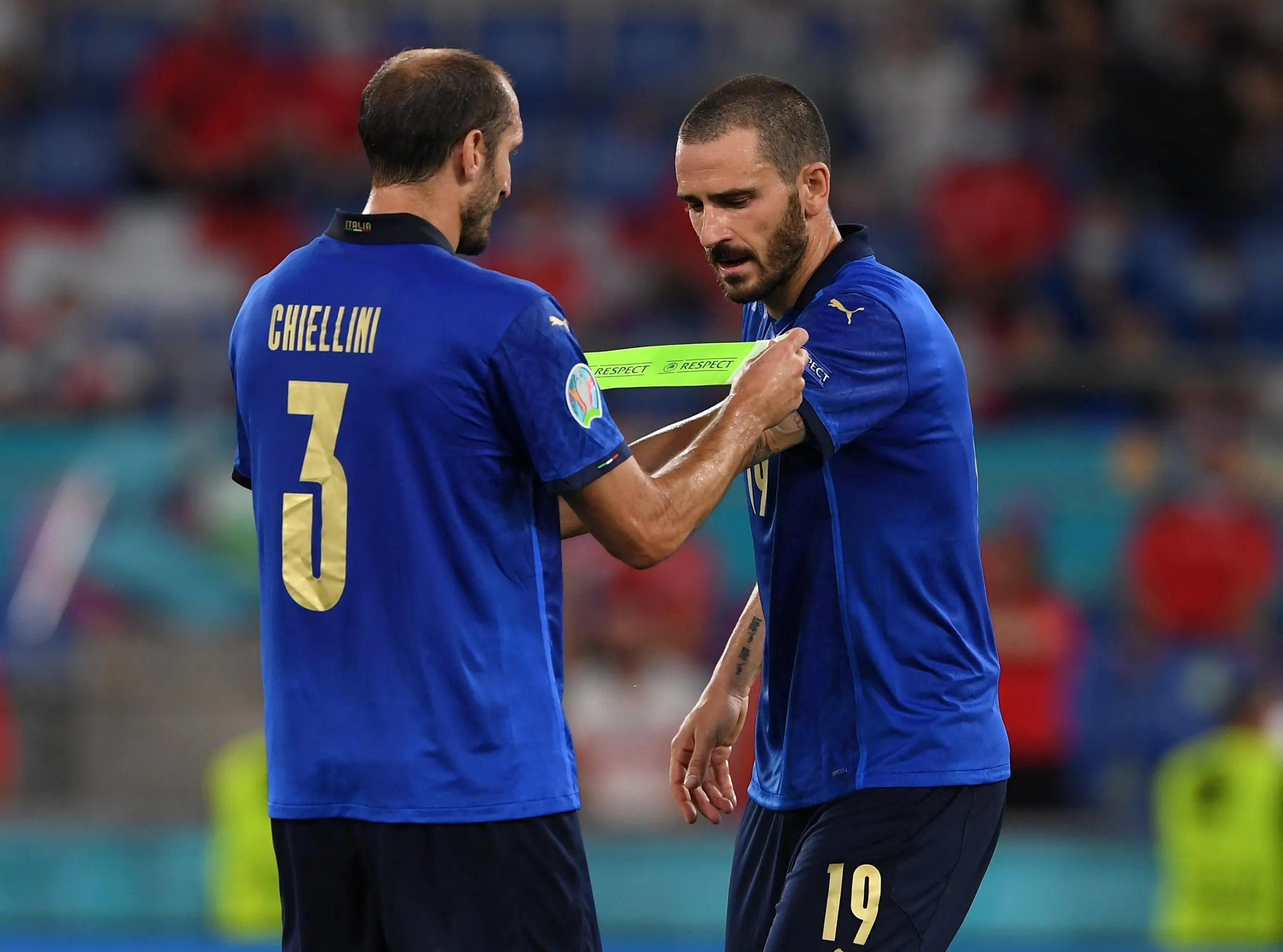 2020/21 Italy #3 CHIELLINI Home Jersey (M)