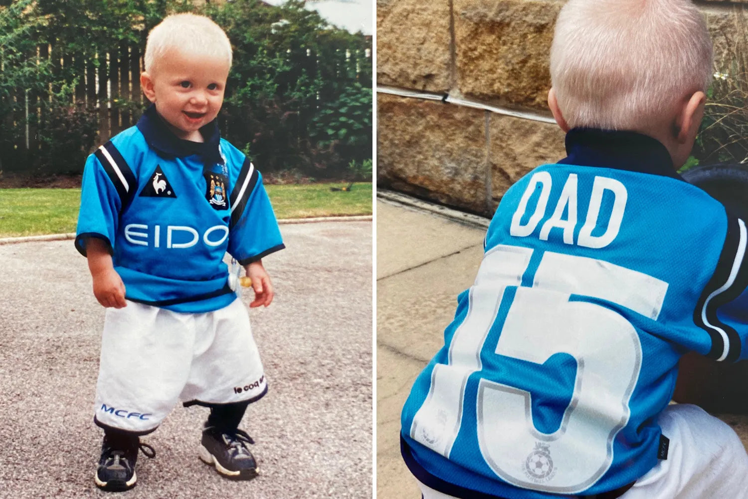 2001/02 Man City Home Jersey (L)