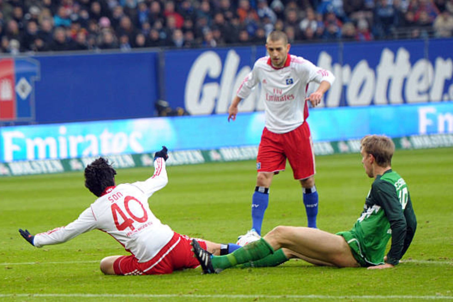 2010/11 Hamburger SV #40 SON Home Jersey (S)