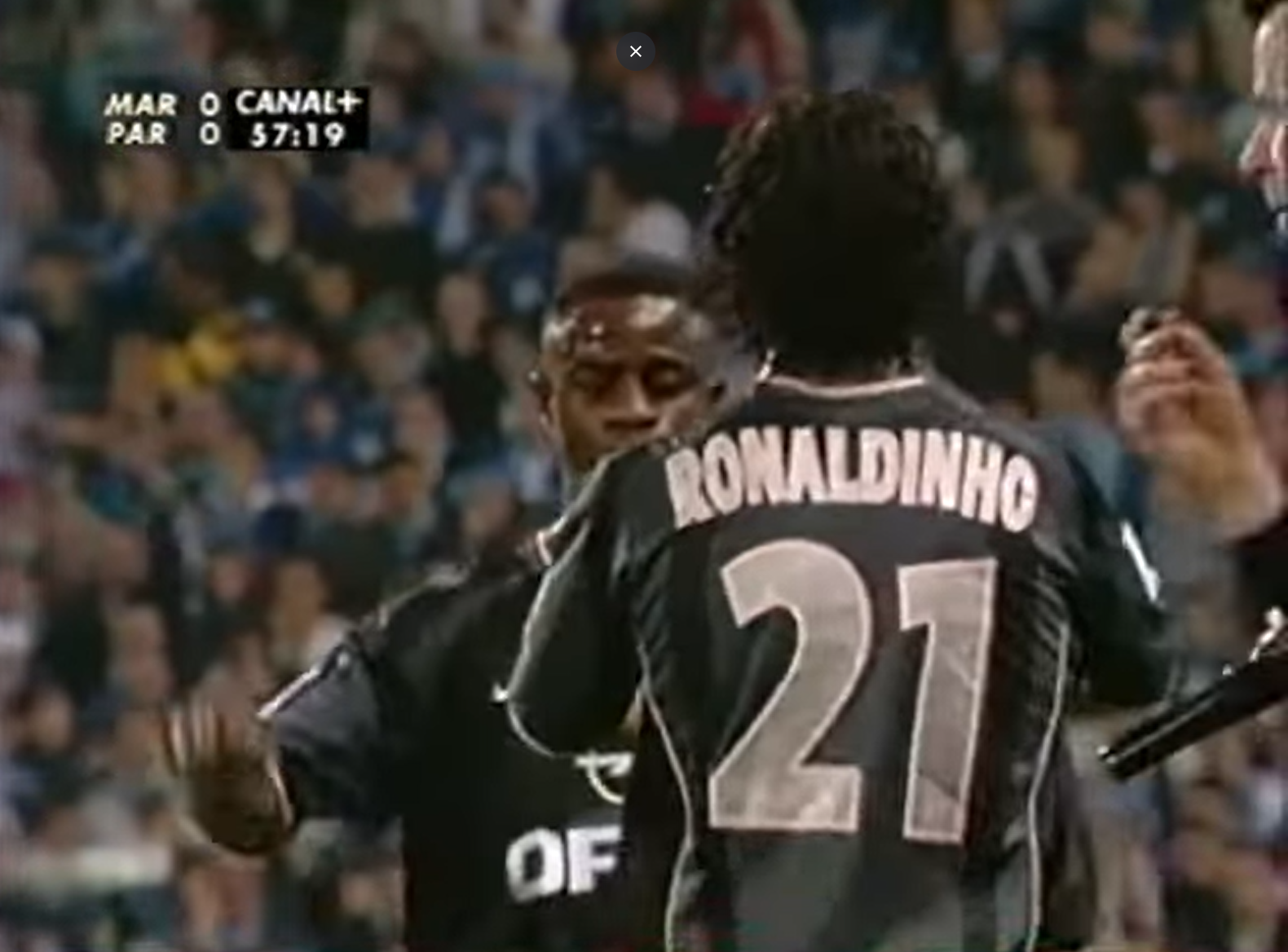 2001/02 PSG #21 RONALDINHO Third Jersey (XL)