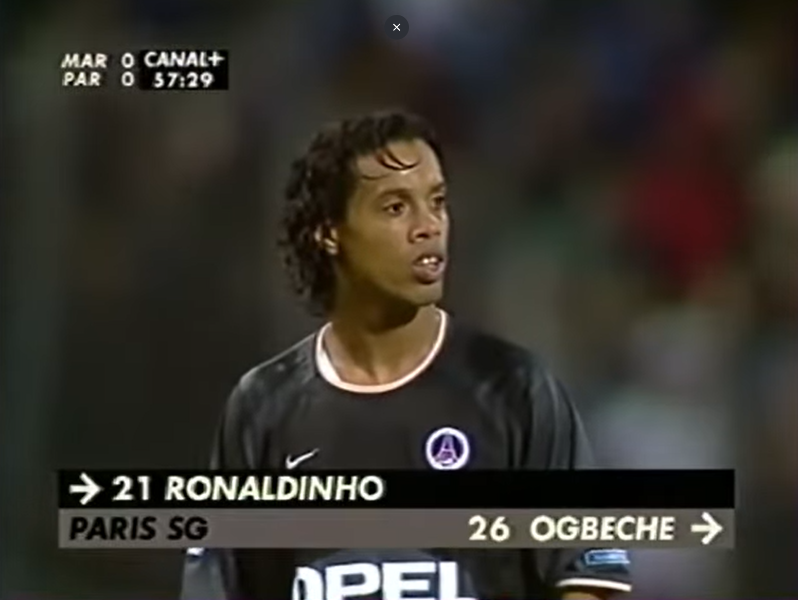2001/02 PSG #21 RONALDINHO Third Jersey (XL)