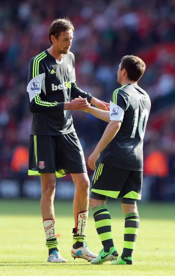 2013/14 Stoke City #10 OWEN Away Jersey (L)