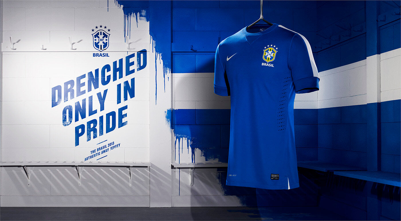 2013 Brazil #11 NEYMAR Away Jersey (M)