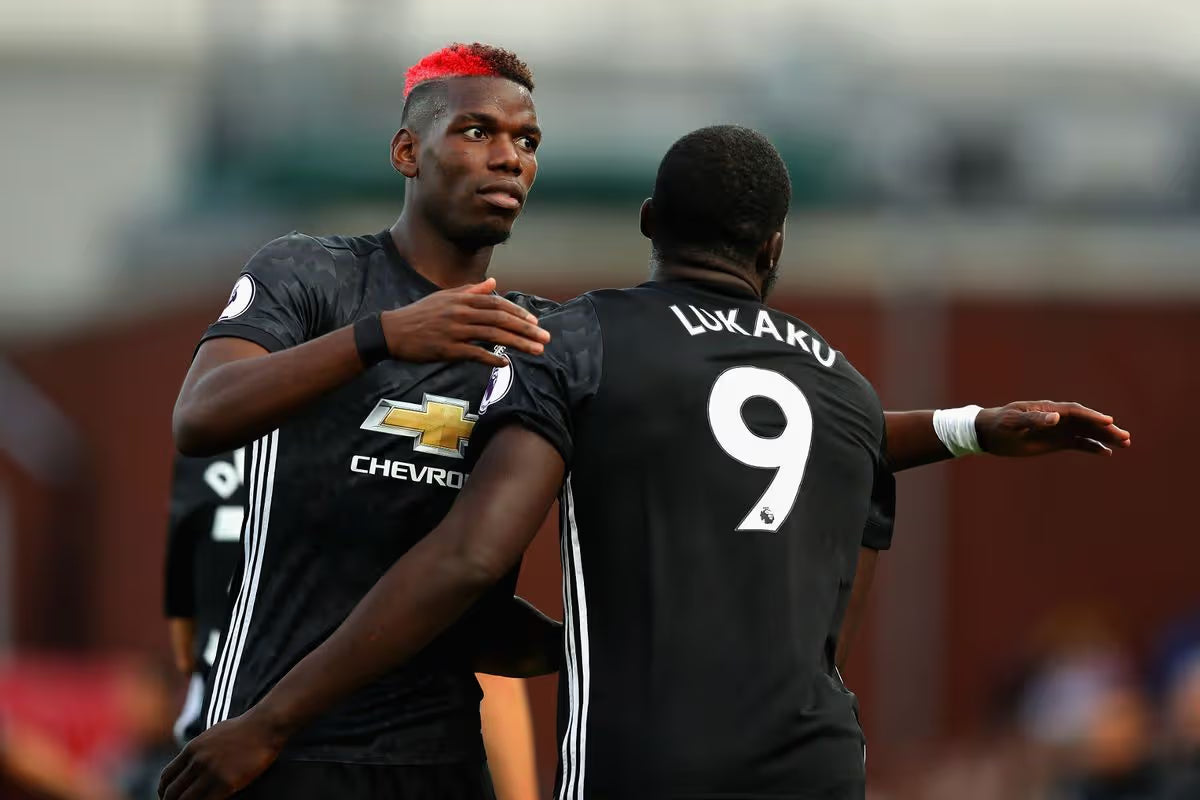 2017/18 Man Utd #6 POGBA Away Jersey (S)