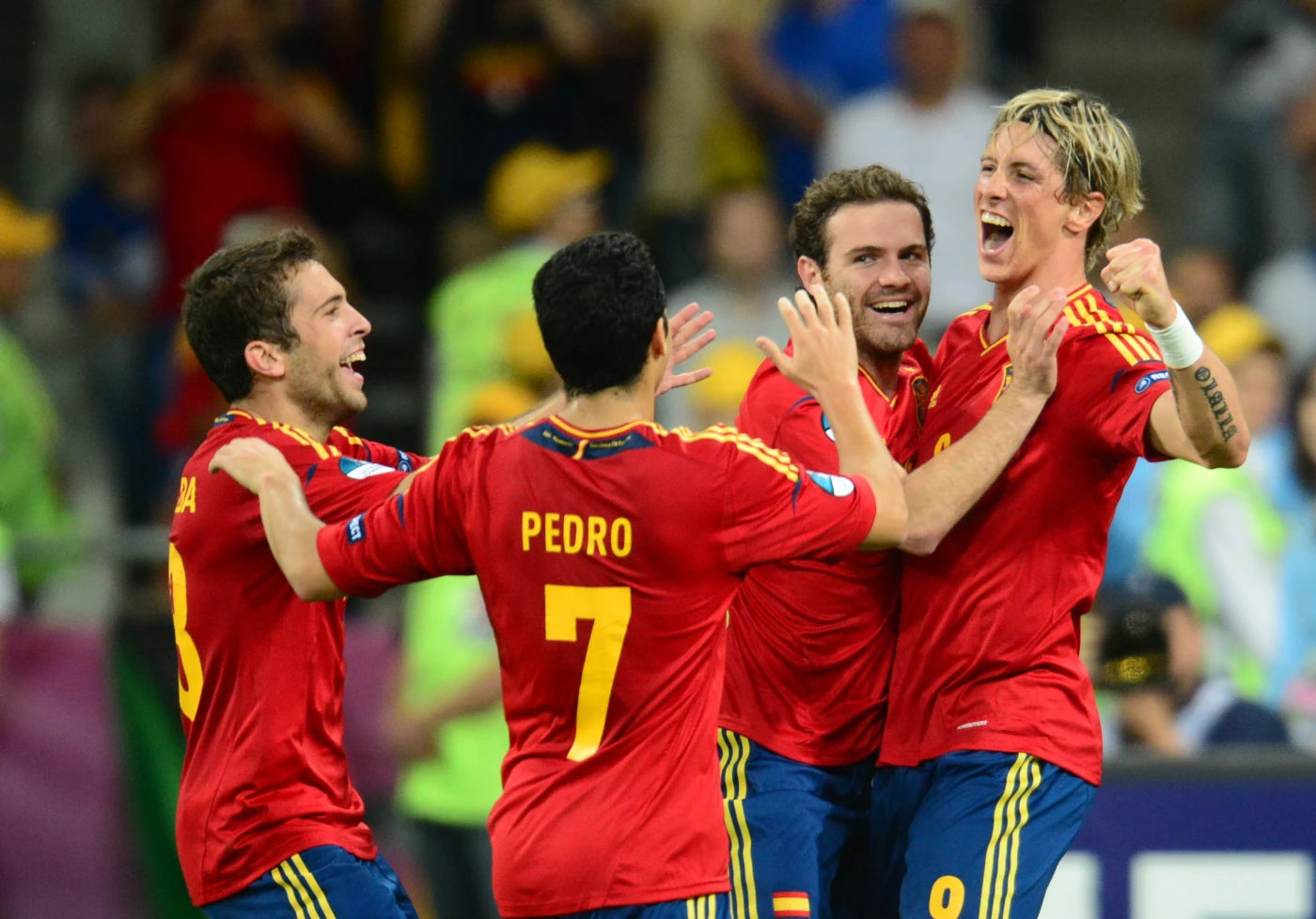 2012 Spain #9 TORRES Home Jersey (XL)