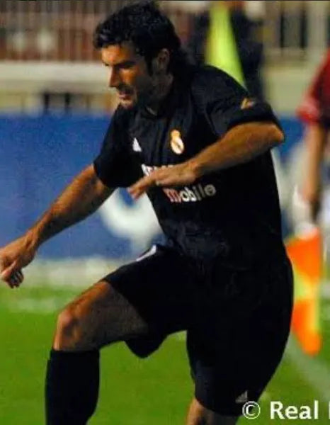 2001/02 Real Madrid #10 FIGO Centenary Away Jersey (M)