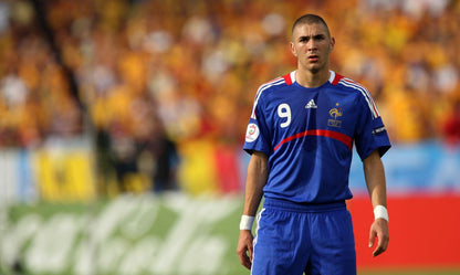 2007/08 France #9 BENZEMA Home Jersey (M)