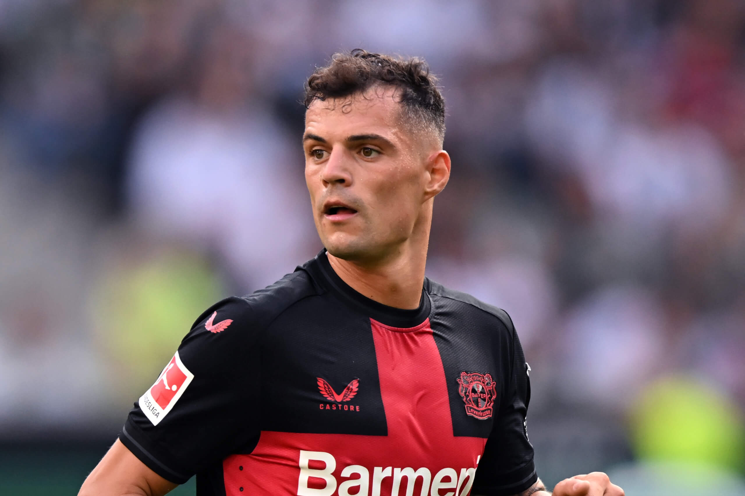2023/24 Bayer Leverkusen #34 XHAKA Home Jersey (S)