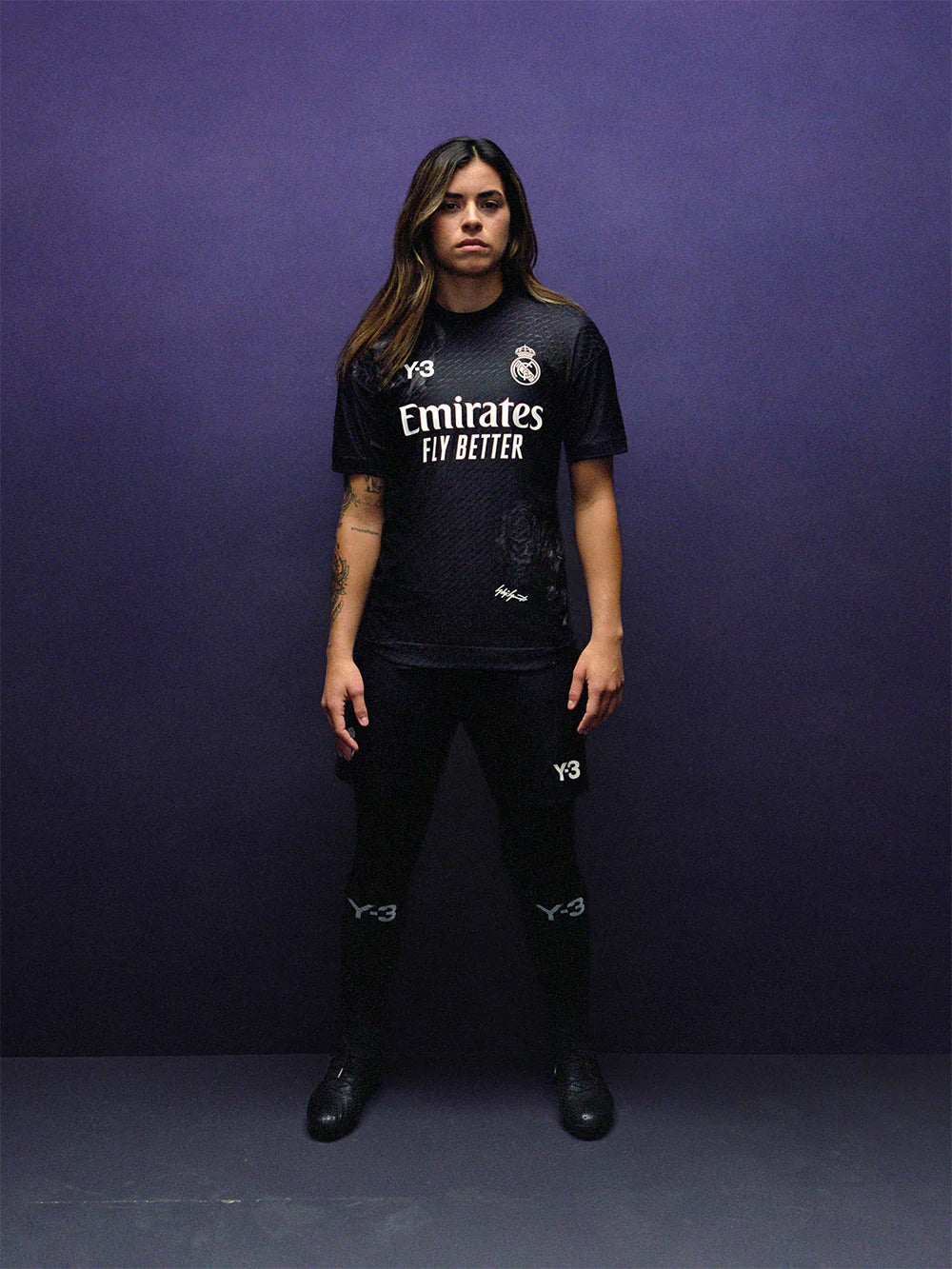 2023/24 Real Madrid X Y-3 Fourth GK Black Jersey (M 2023/24 Real Madrid X Y-3 Fourth GK Black Jersey (M