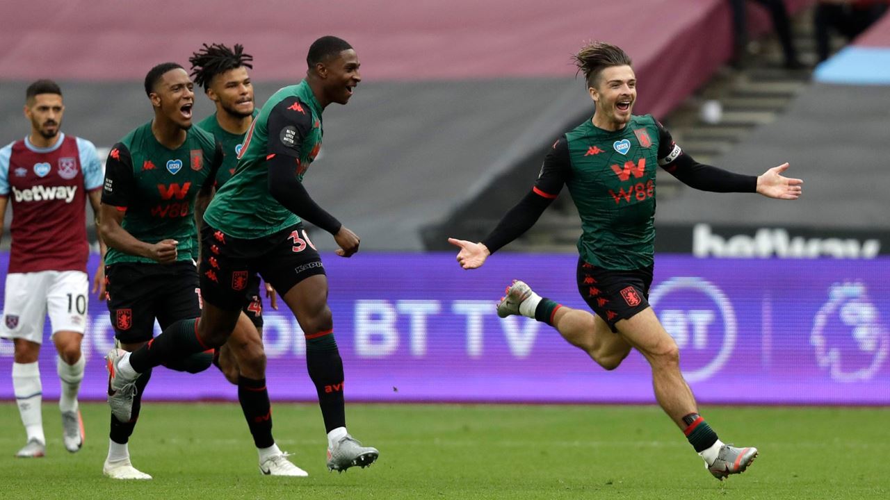 2019/20 Aston Villa #10 GREALISH Third Jersey (L)
