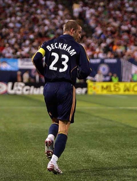 2007/08 LA Galaxy #23 BECKHAM Away Jersey (S)