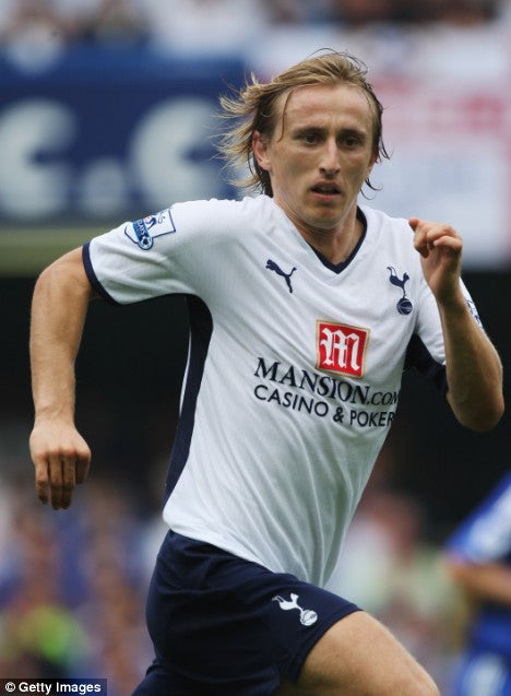 2008/09 Tottenham #14 MODRIC Home Jersey (L)