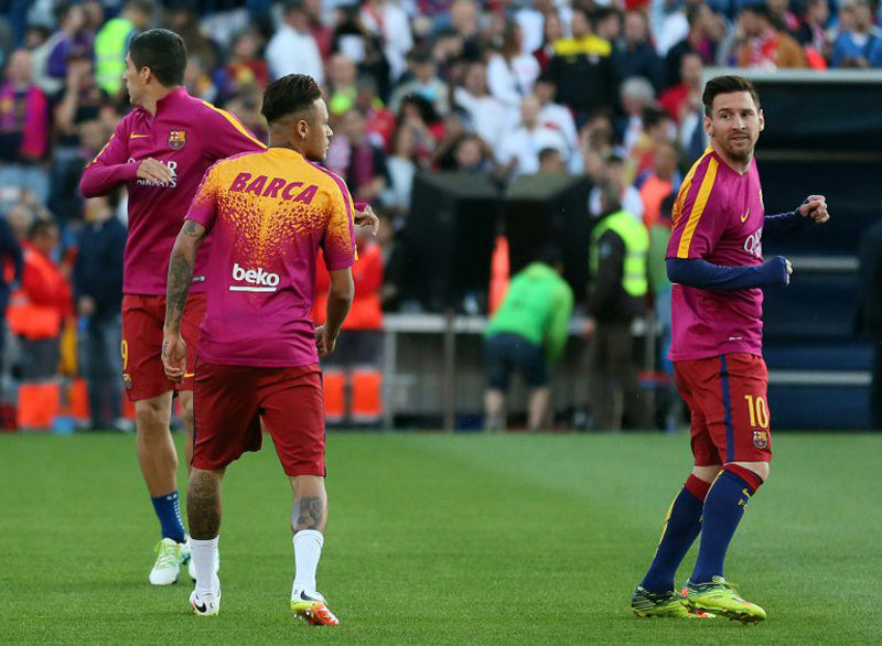 Nike Barcelona 2015/16 Pre-Match Jersey (M)