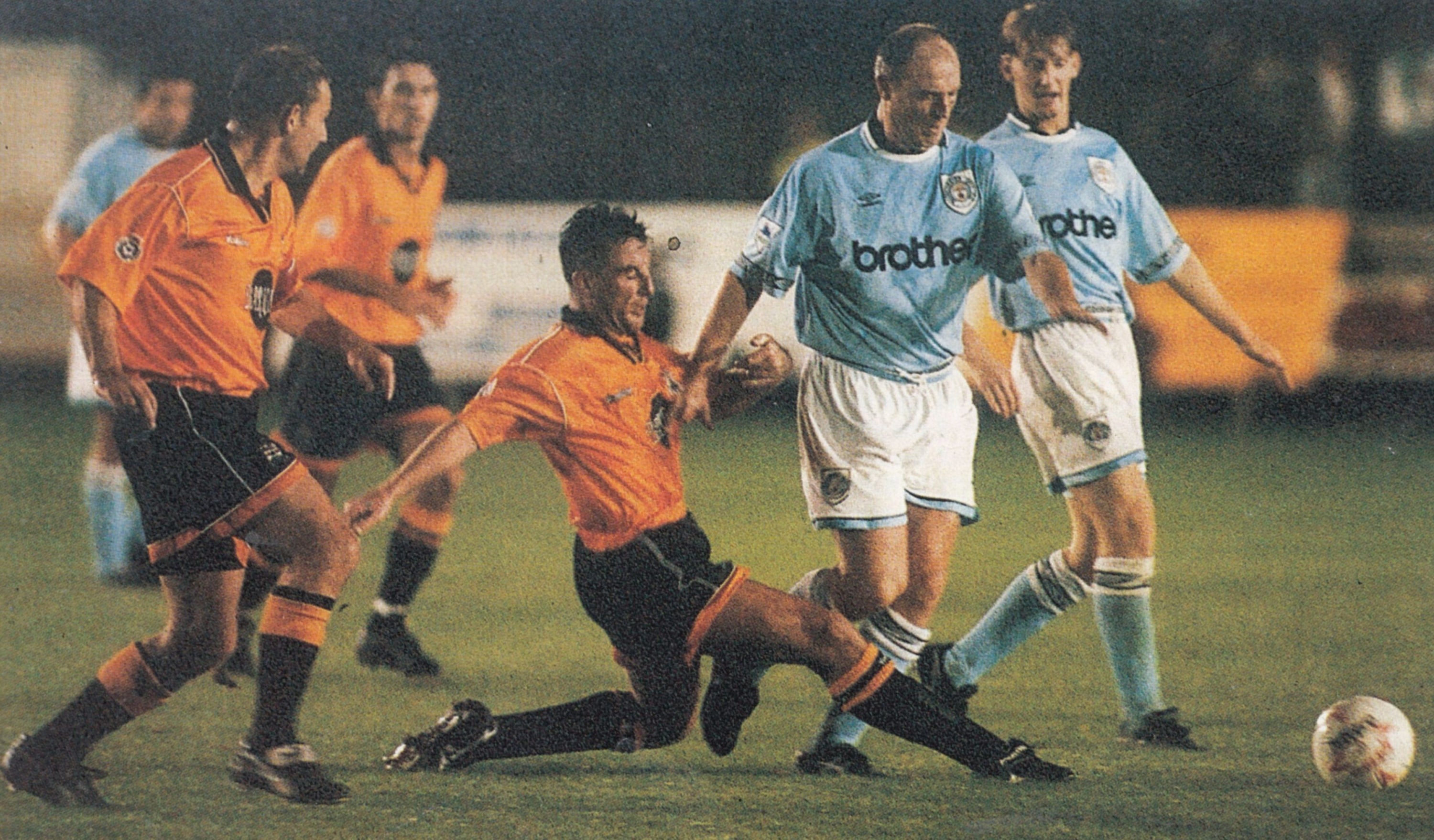 1993/95 Man City Home Jersey (M)