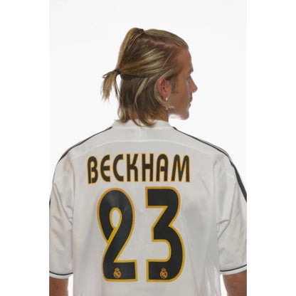 2003/04 Real Madrid #23 BECKHAM Home Jersey (M)