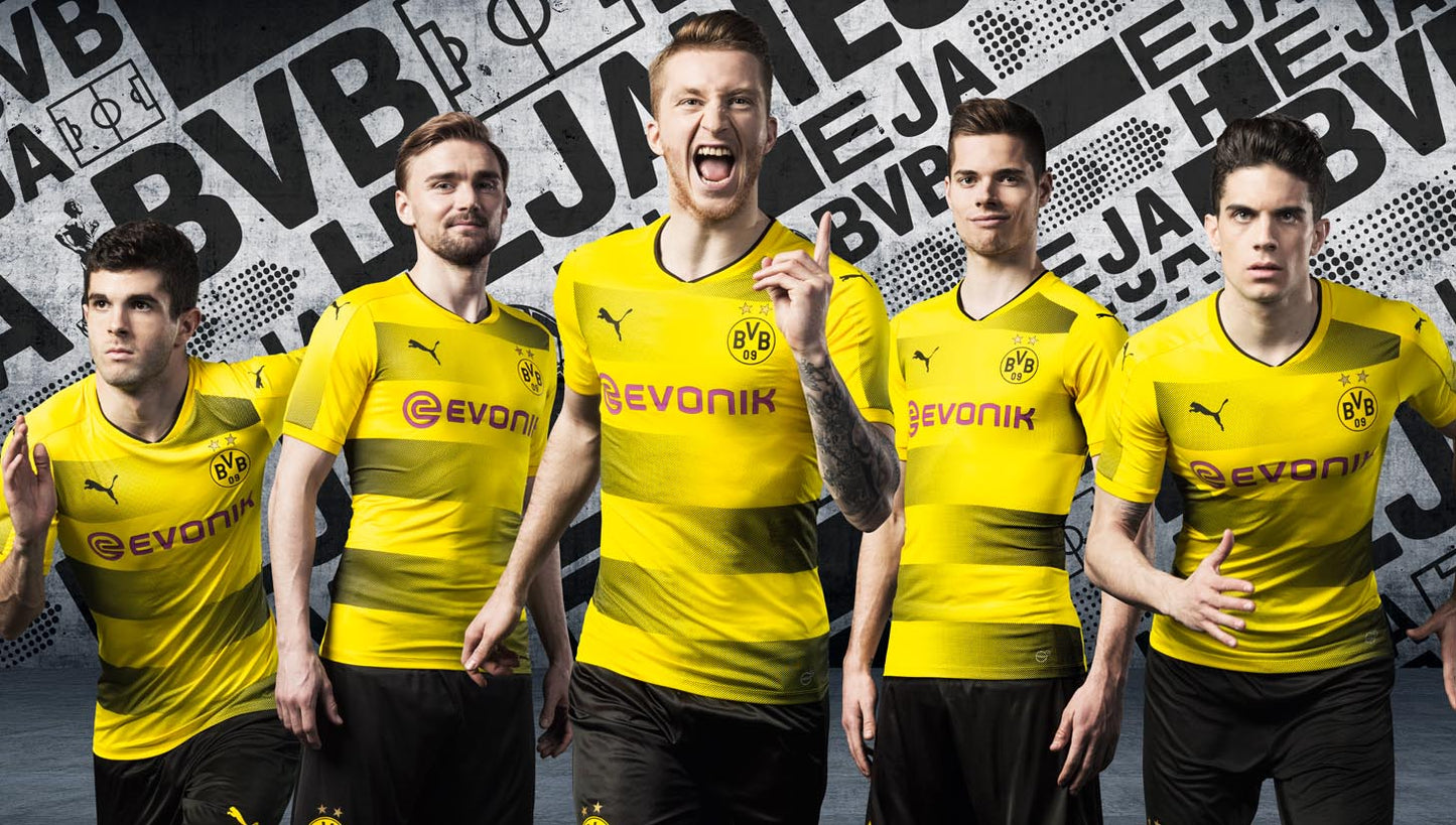 2017/18 Borussia Dortmund Home Jersey (S)