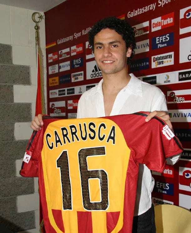 2006/07 Galatasaray #16 CARRUSCA Alternate Home Jersey (XL)