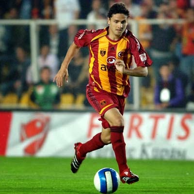 2006/07 Galatasaray #16 CARRUSCA Alternate Home Jersey (XL)