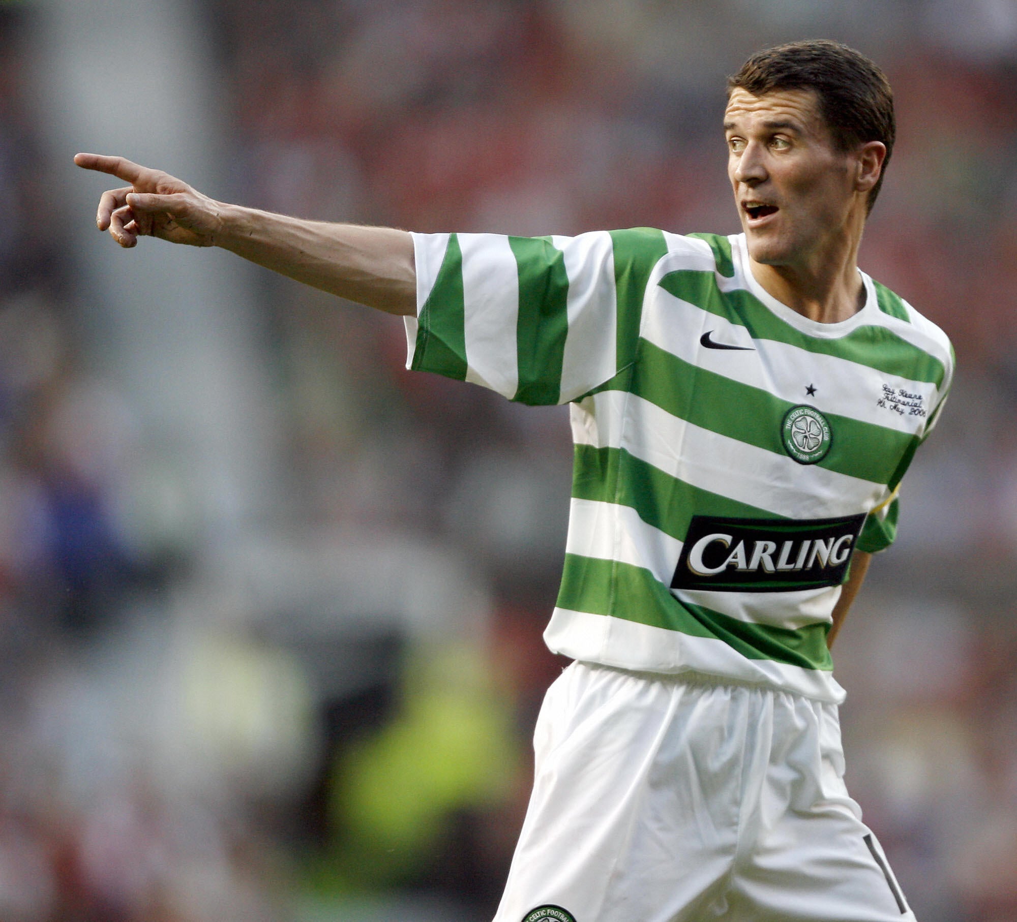 2005/07 Celtic #16 KEANE Home Jersey (M)