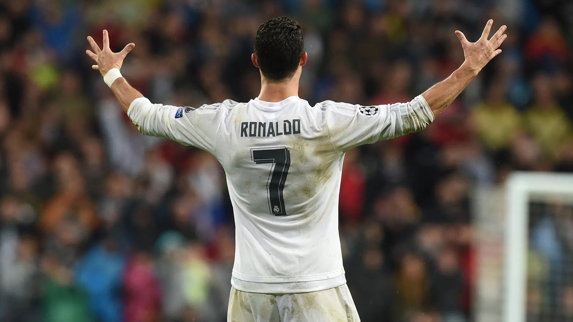 2015/16 Real Madrid #7 RONALDO Home Jersey (S) L/S