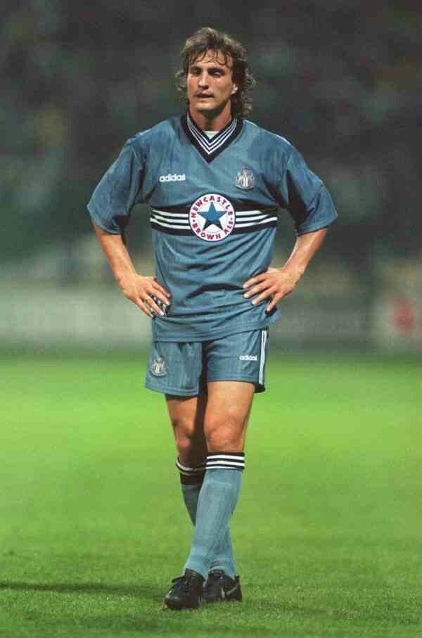 1996/97 Newcastle #14 GINOLA Away Jersey (S)