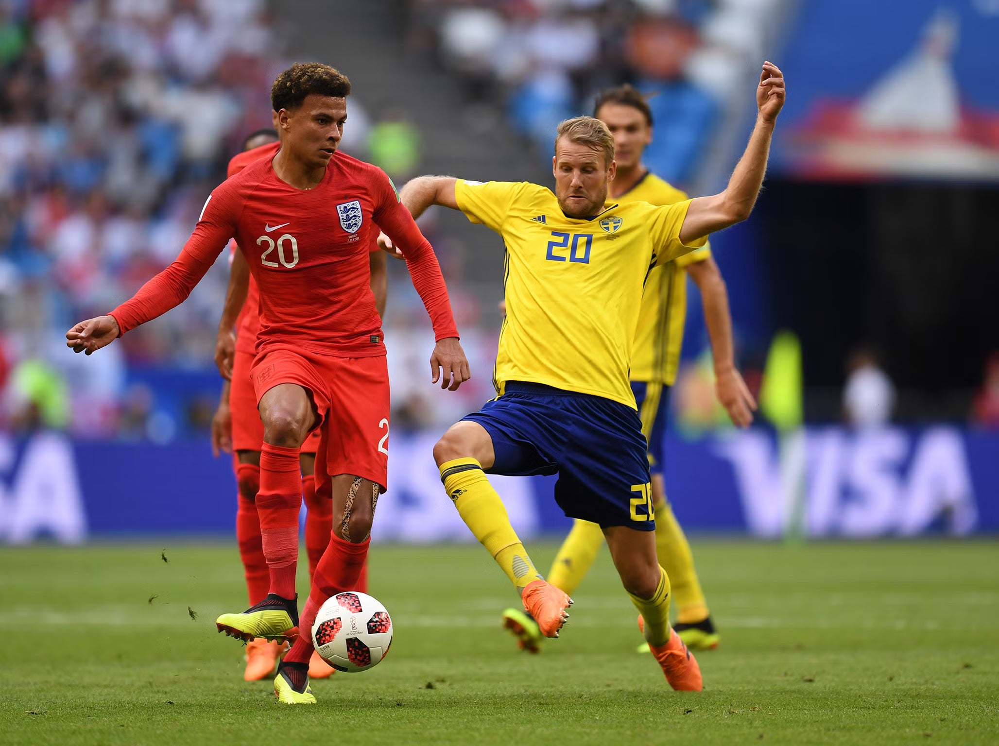 2018/19 England #20 DELE Away Jersey (XL)