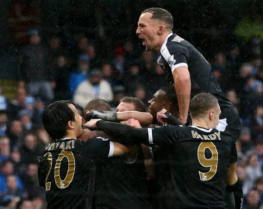 2015/16 Leicester City #9 VARDY Away Jersey (S)