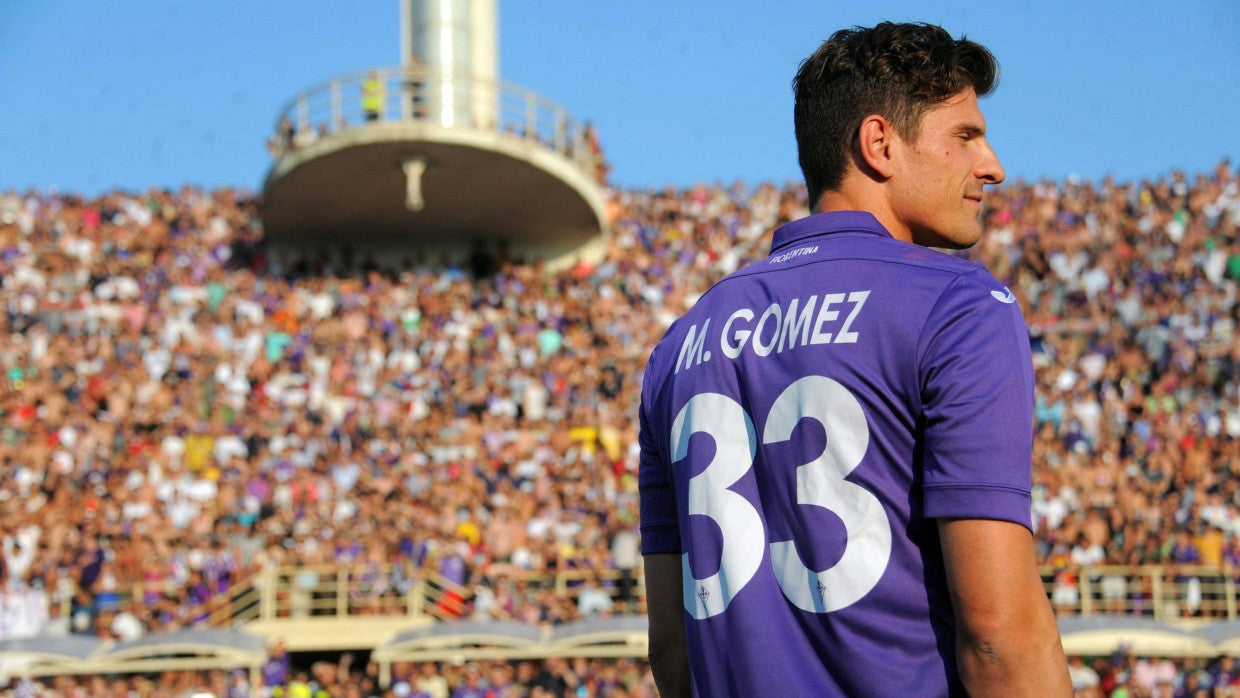 2013/14 Fiorentina #33 M.GOMEZ Home Jersey (M)