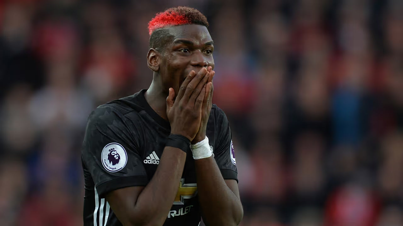 2017/18 Man Utd #6 POGBA Away Jersey (S)