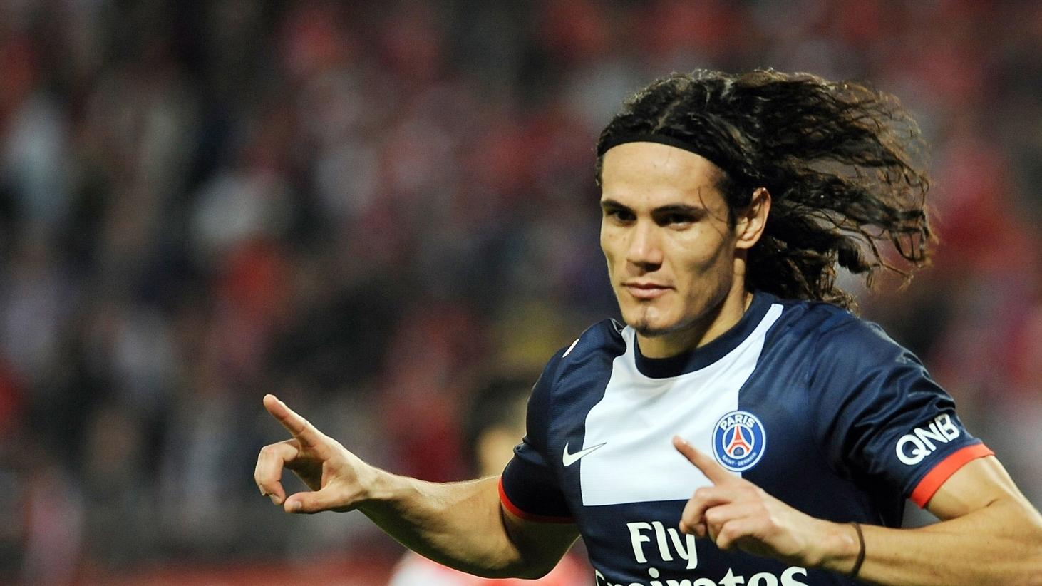 2013/14 PSG #9 CAVANI Home Jersey (M)