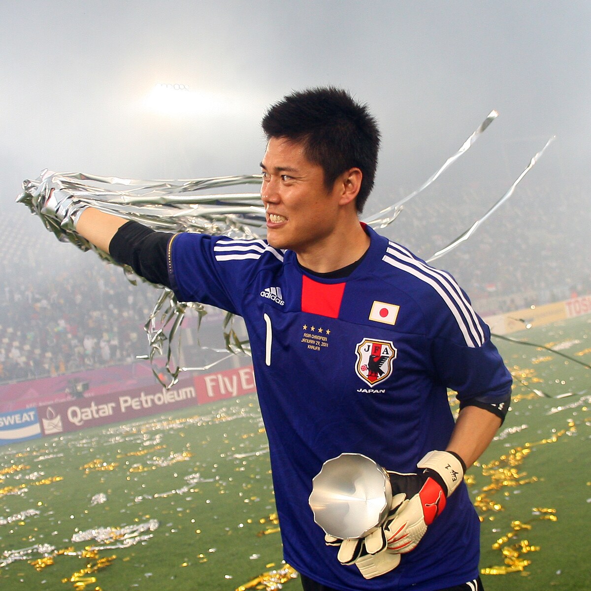 2010/11 Japan #1 KAWASHIMA Home Jersey (L)