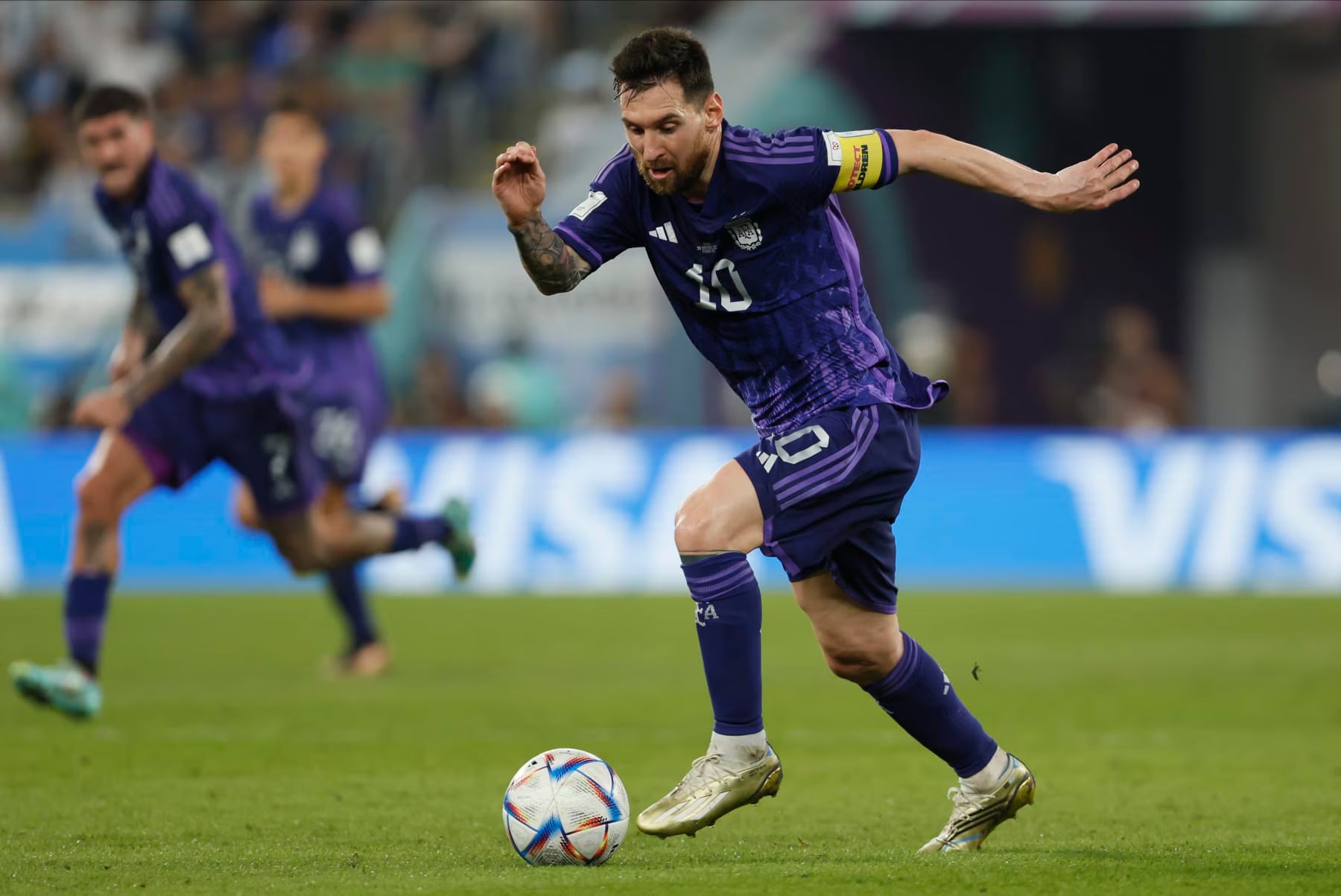 2022 Argentina #10 MESSI Away Jersey (L)