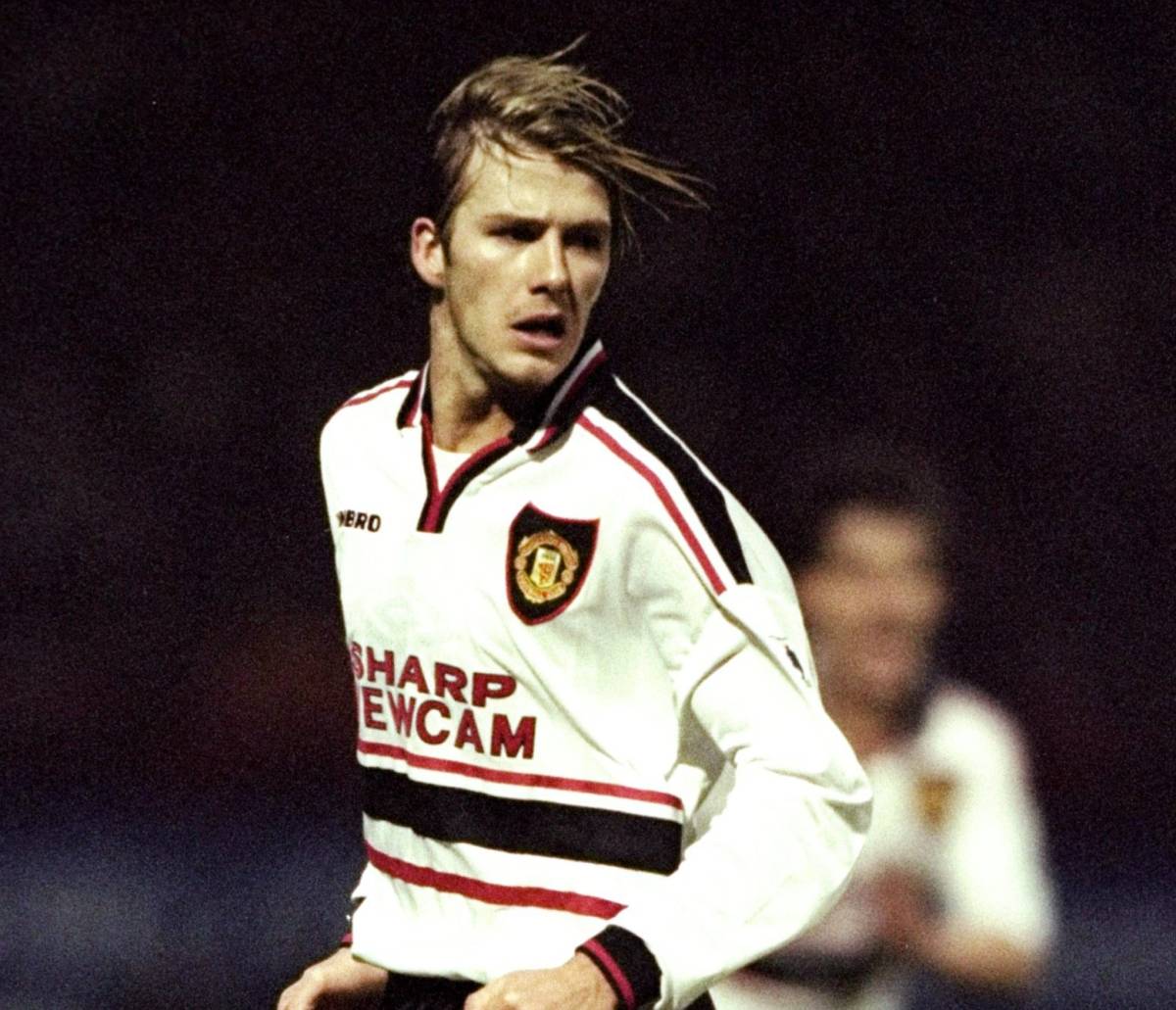 1997/99 Man Utd #7 BECKHAM Away Jersey (M) – Double Kick