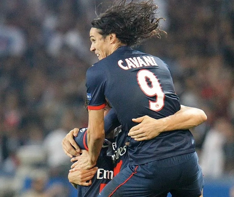2013/14 PSG #9 CAVANI Home Jersey (M)